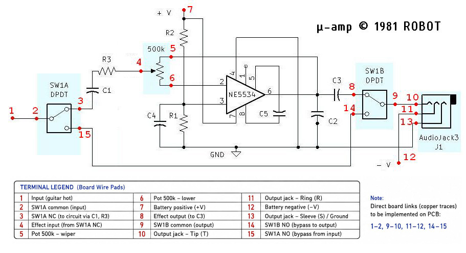 NE5534 op amp schematic